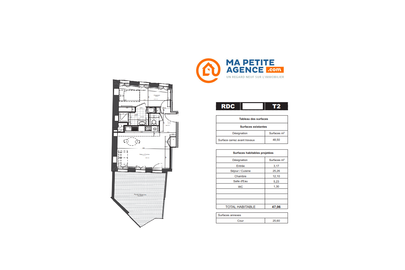 Appartement à vendre à Dijon 48 m² 417 500 € | Ma Petite Agence