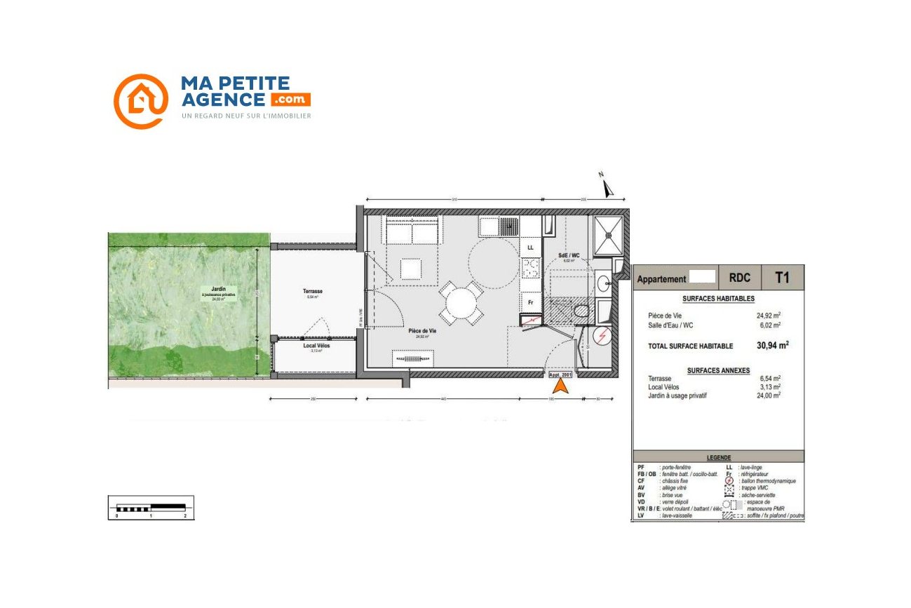 Appartement à vendre à Moliets-et-Maa 31 m² 165 000 € | Ma Petite Agence