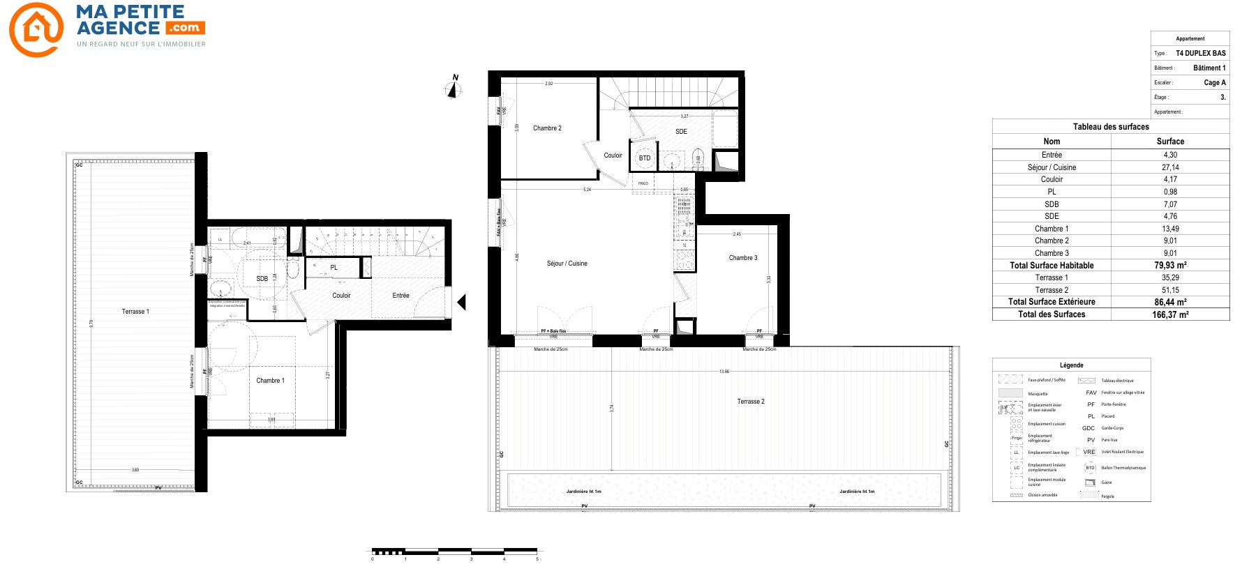 Appartement à vendre à Vitrolles 80 m² 384 284 € | Ma Petite Agence