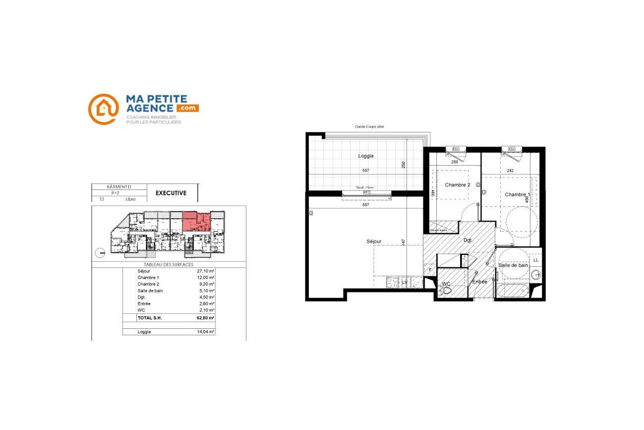 Appartement à vendre à Lunel 63 m² 251 000 &euro; | Ma Petite Agence