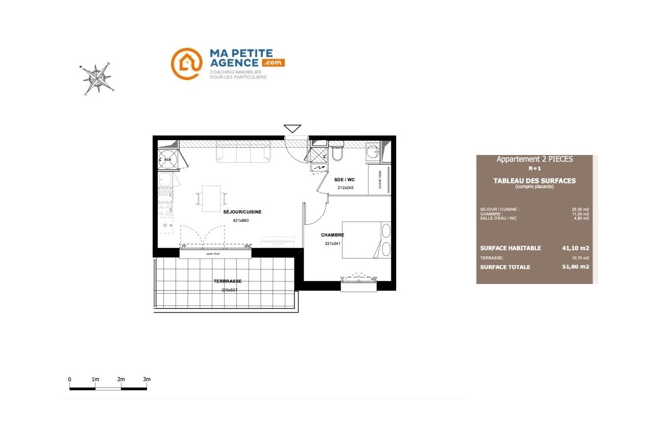 Appartement à vendre à Toulouse 41 m² 268 500 &euro; | Ma Petite Agence