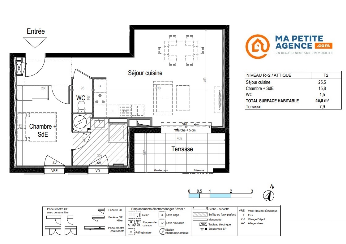 Appartement à vendre à Palavas-les-Flots 46 m² 249 900 € | Ma Petite Agence