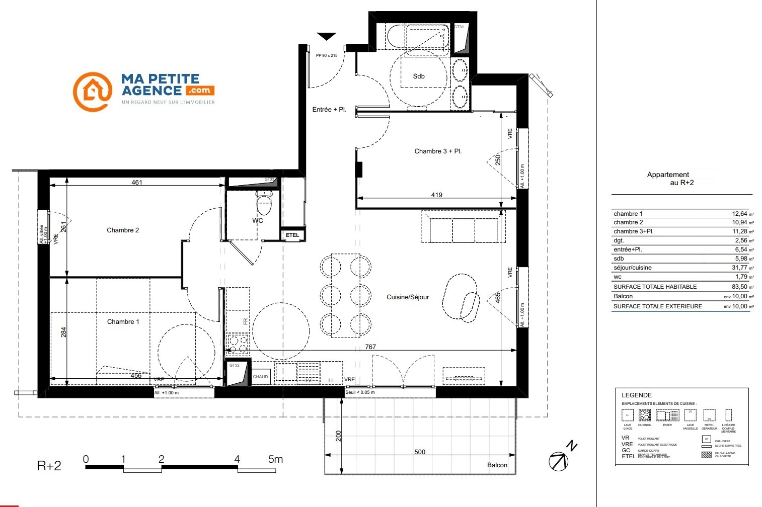 Appartement à vendre à SAINT-FERREOL 84 m² 342 500 &euro; | Ma Petite Agence