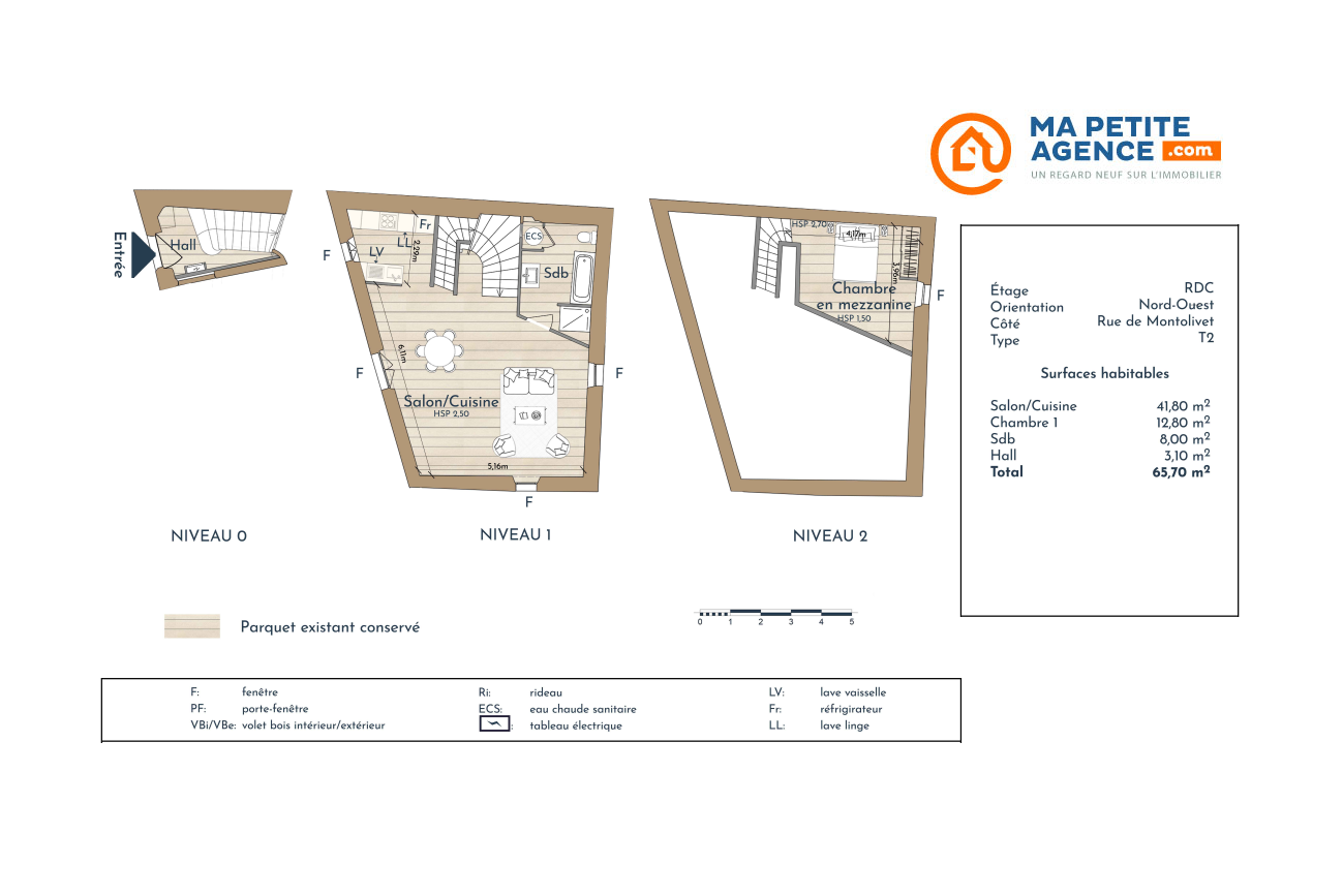 Appartement à vendre à Villeneuve-lès-Avignon 66 m² 395 000 &euro; | Ma Petite Agence