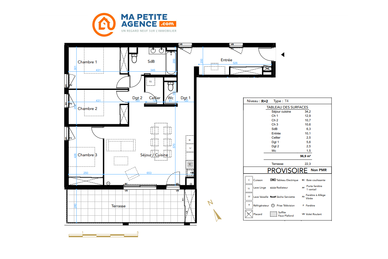 Appartement à vendre à Montpellier 97 m² 415 900 &euro; | Ma Petite Agence