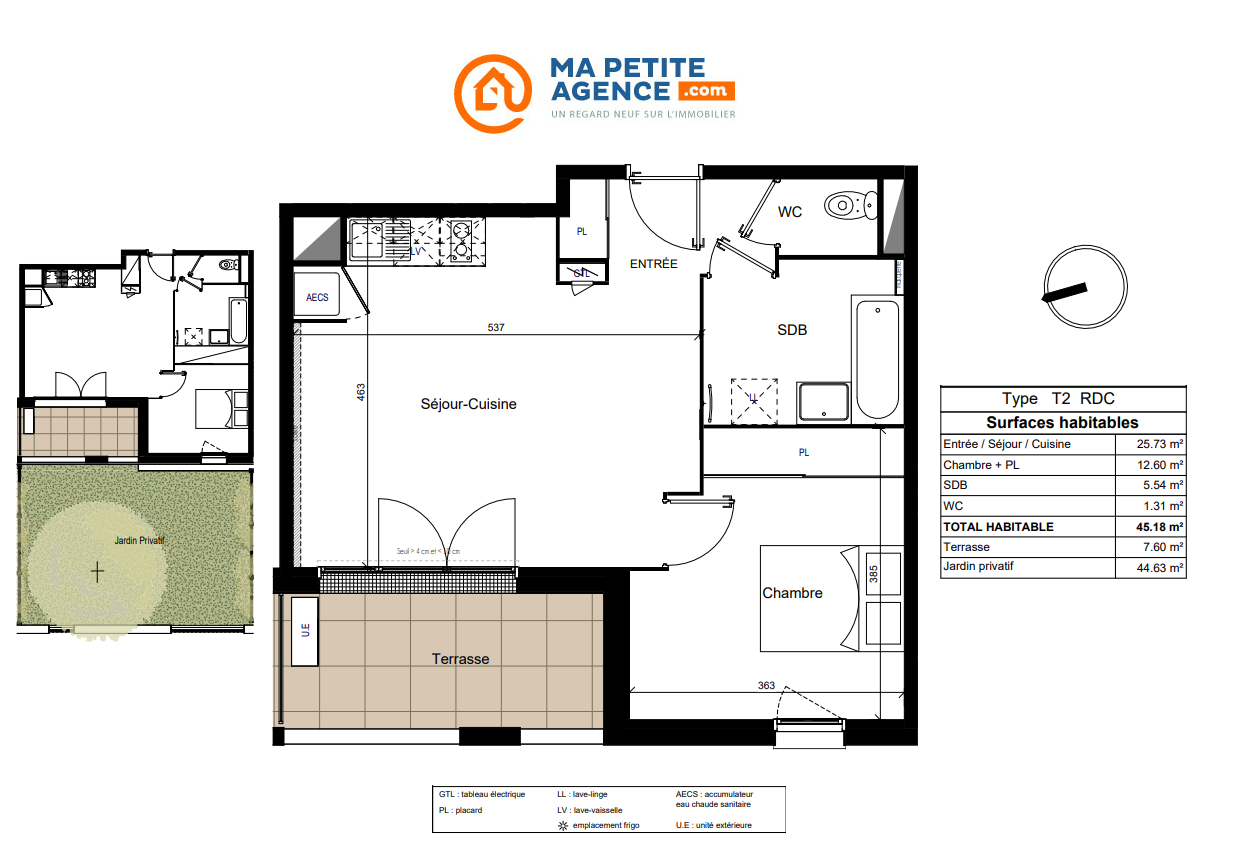 Appartement à vendre à Brax 45 m² 230 000 € | Ma Petite Agence