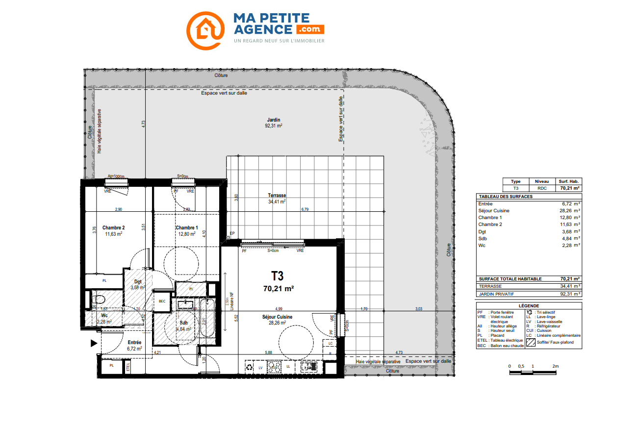 Appartement à vendre à Éguilles 70 m² 493 000 &euro; | Ma Petite Agence