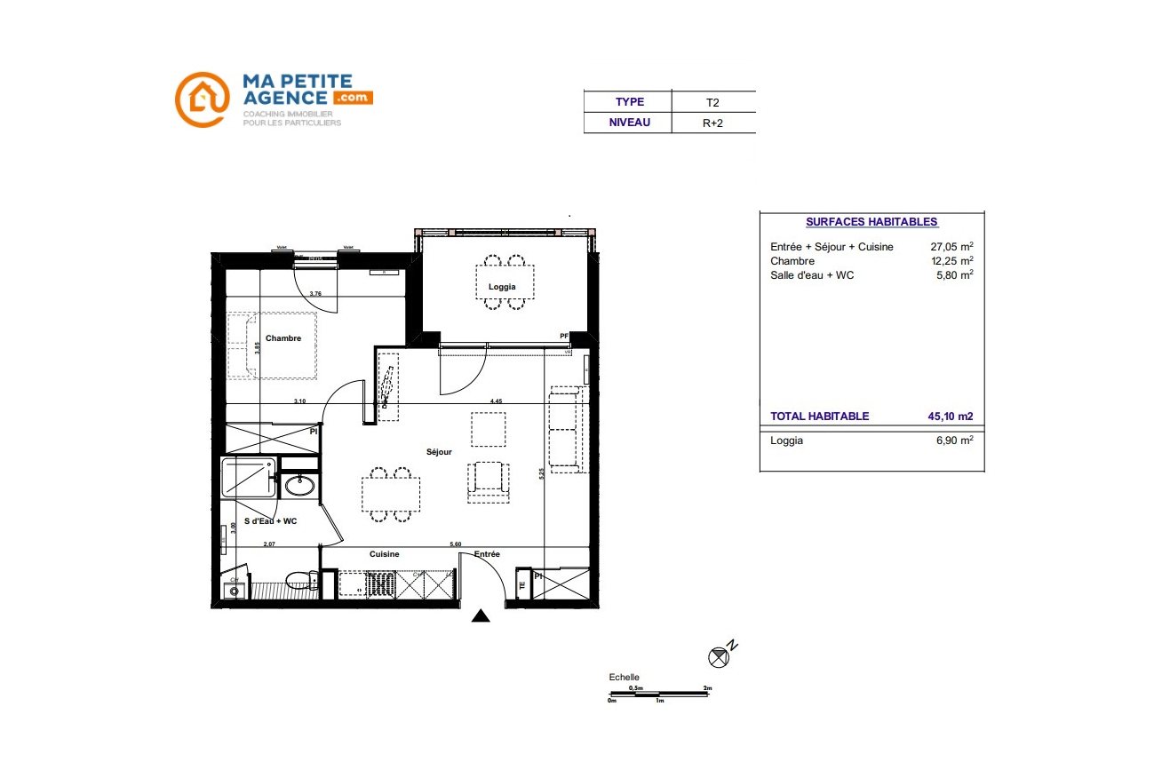 Appartement à vendre à Andernos-les-Bains 45 m² 339 000 € | Ma Petite Agence