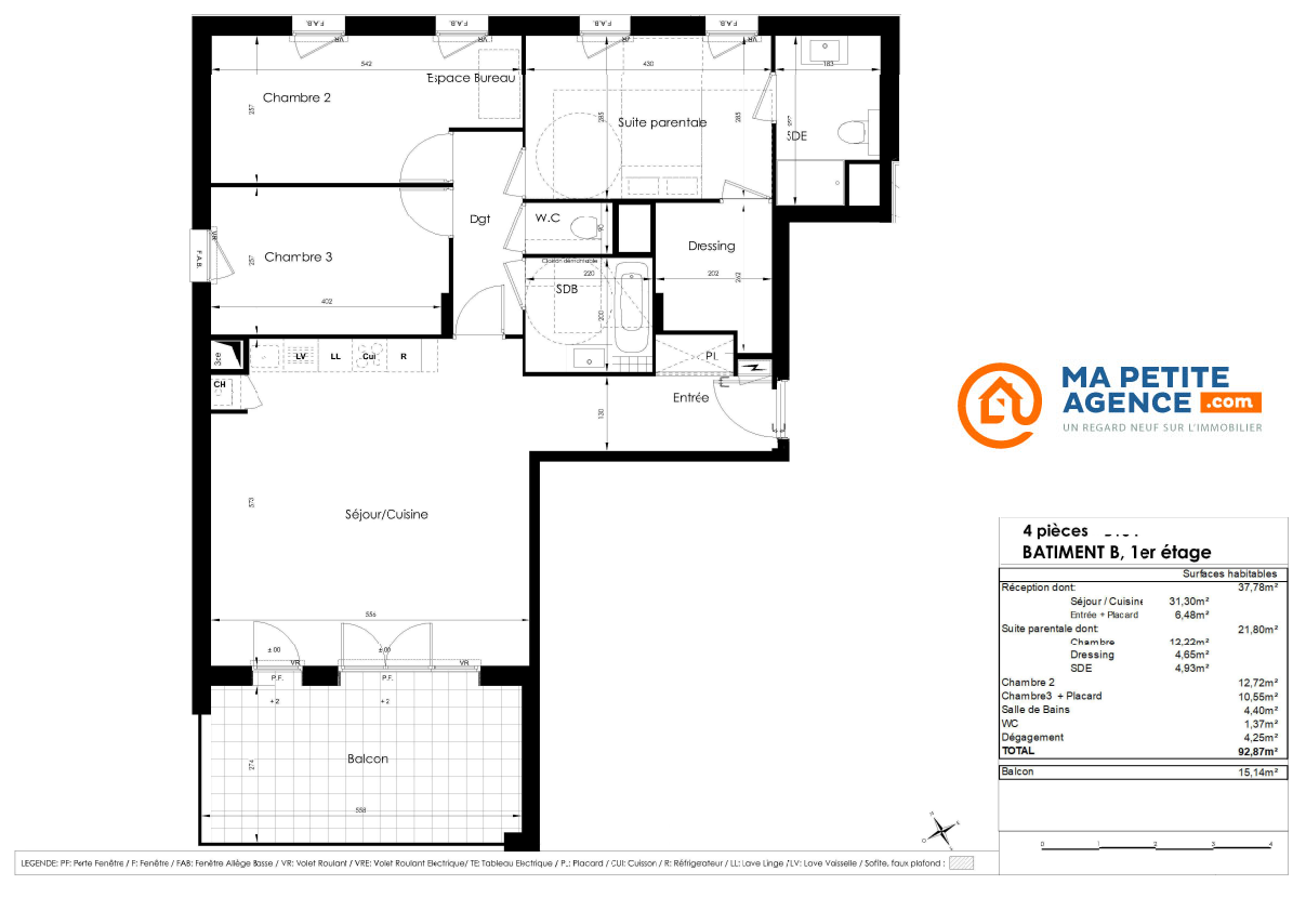 Appartement à vendre à ARCHAMPS 93 m² 602 000 &euro; | Ma Petite Agence