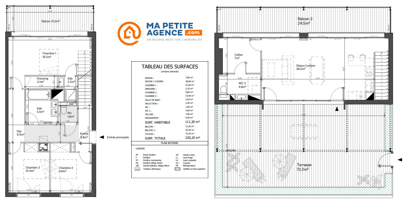 Appartement à vendre à BORDEAUX 113 m² 999 000 € | Ma Petite Agence