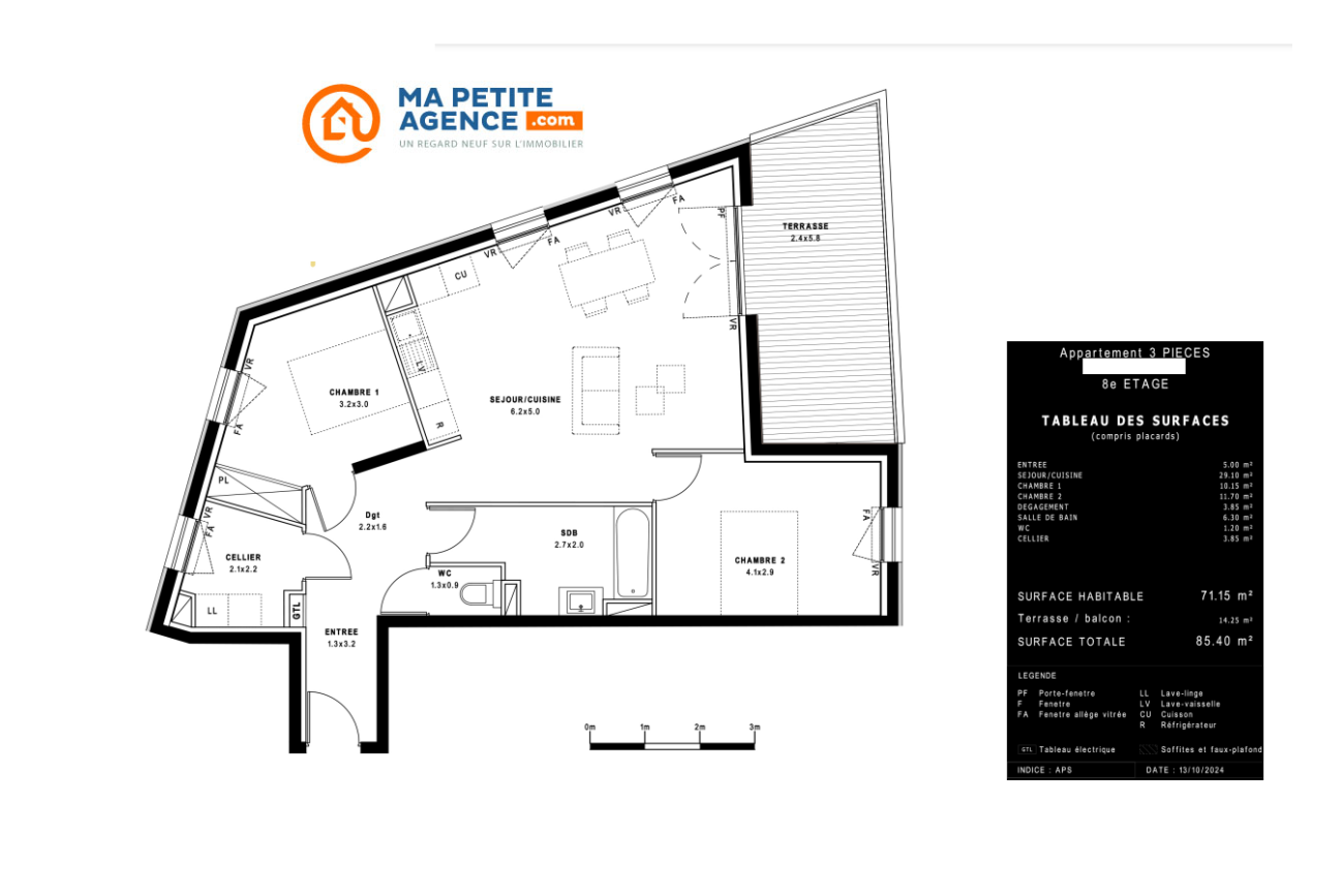 Appartement à vendre à Montpellier 71 m² 377 000 € | Ma Petite Agence