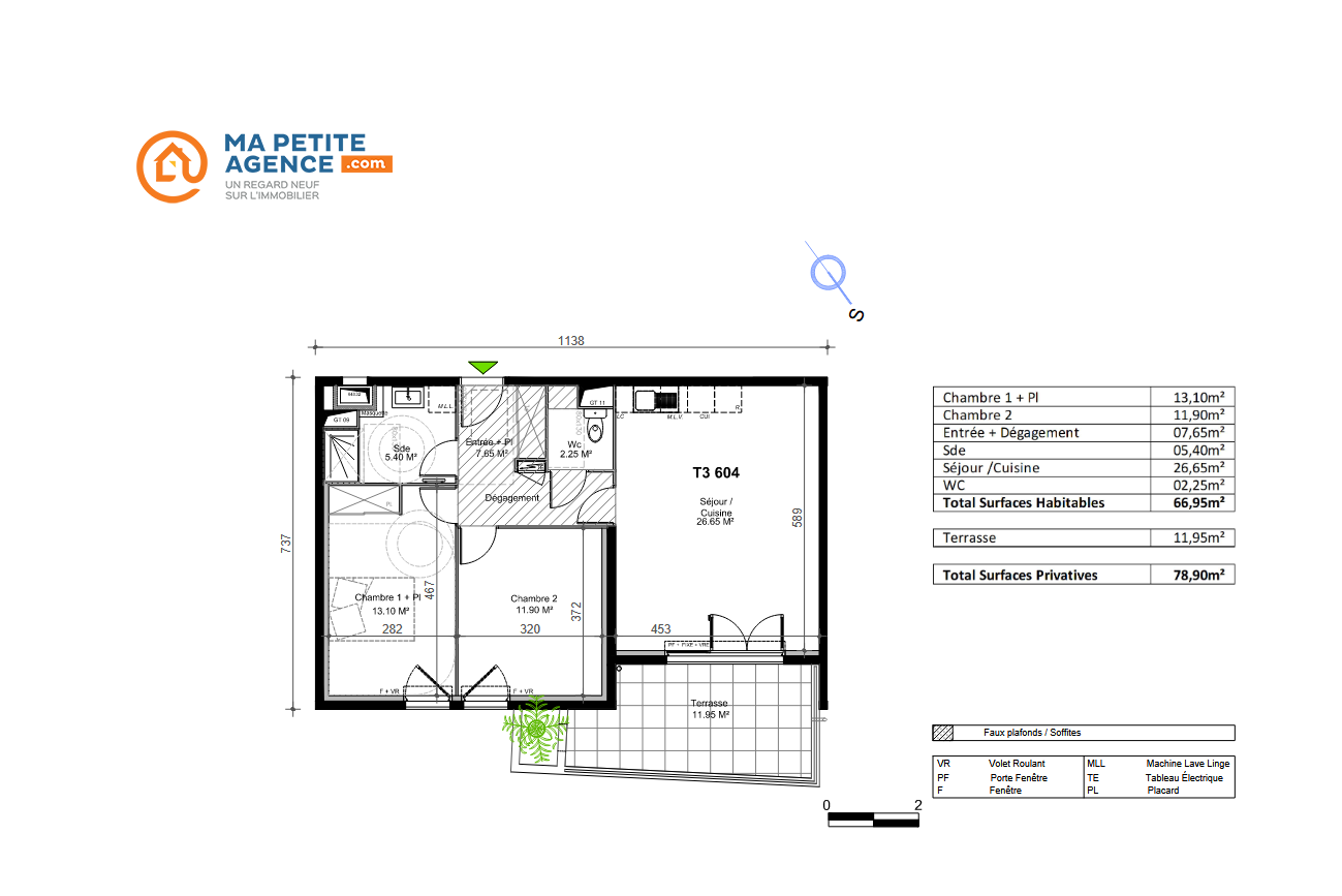Appartement à vendre à Sete 66 m² 294 000 &euro; | Ma Petite Agence