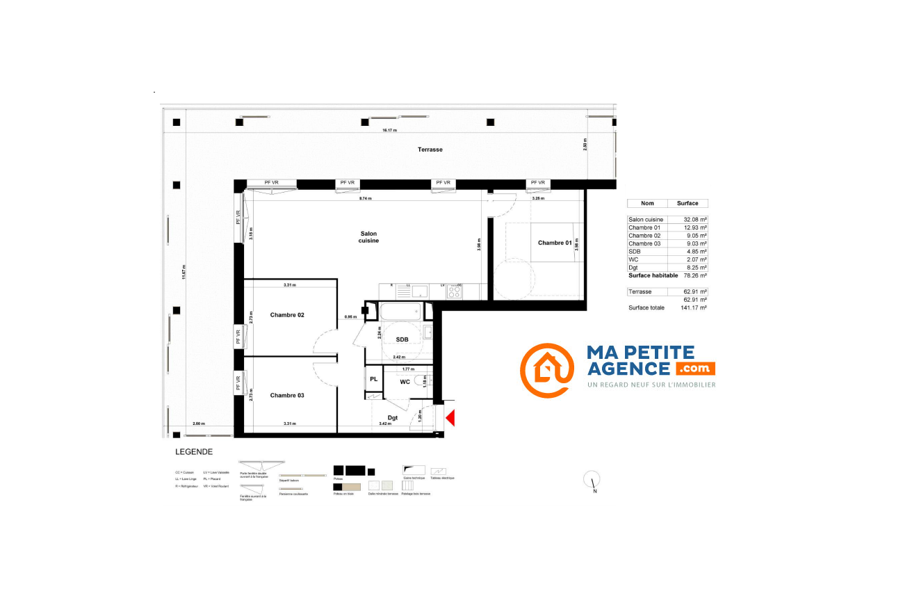 Appartement à vendre à Montpellier 79 m² 469 000 &euro; | Ma Petite Agence