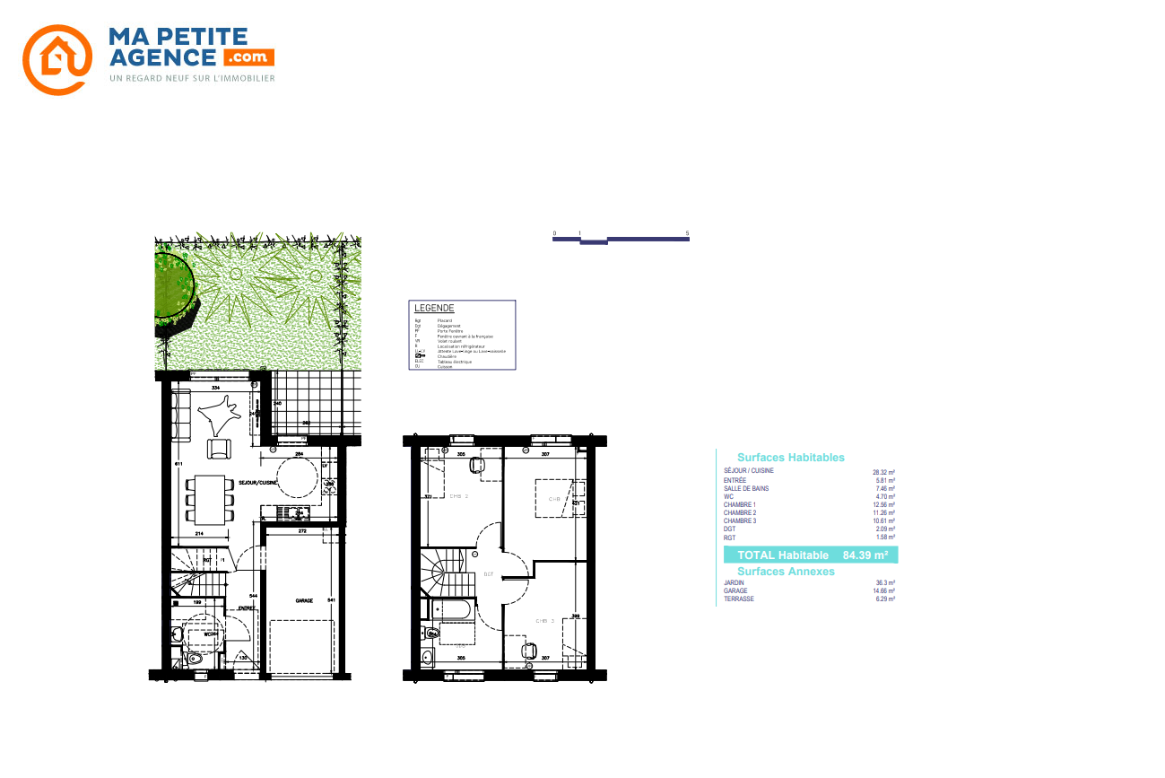 Maison à vendre à  84 m² 355 000 &euro; | Ma Petite Agence