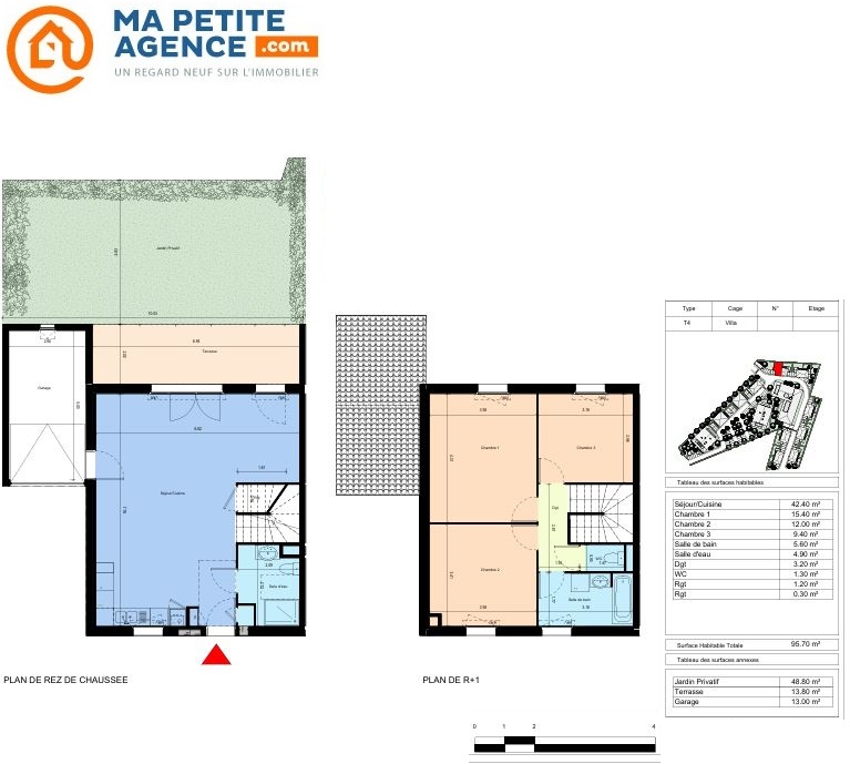 Villa à vendre à Salon-de-Provence 96 m² 405 000 € | Ma Petite Agence
