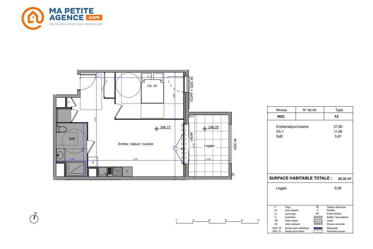 Appartement à vendre à Trets 44 m² 262 000 € | Ma Petite Agence