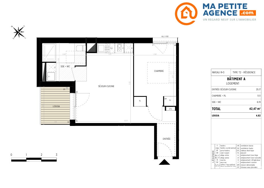 Appartement à vendre à Toulouse 42 m² 199 500 € | Ma Petite Agence