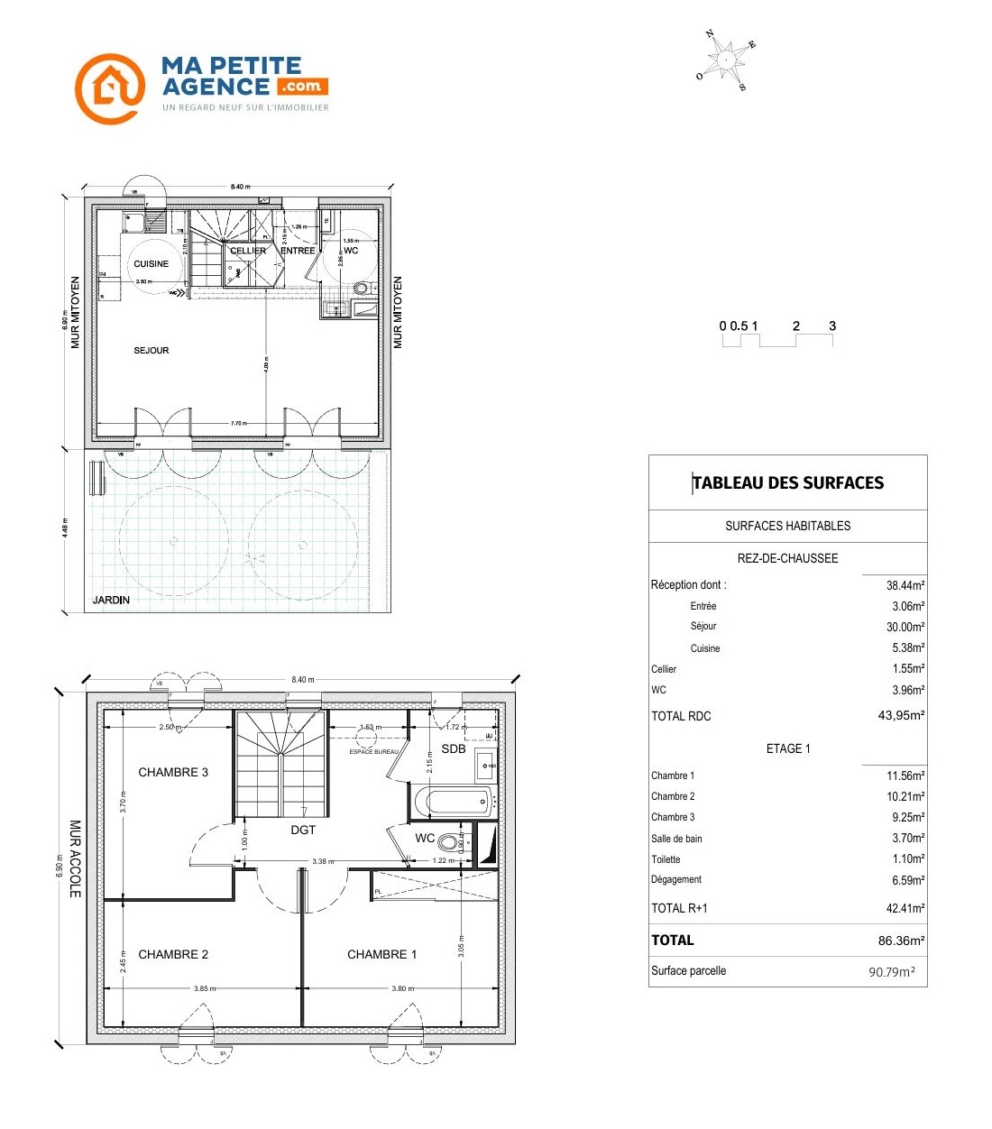 Maison à vendre à Saint-Georges-d'Oléron 86 m² 242 000 € | Ma Petite Agence