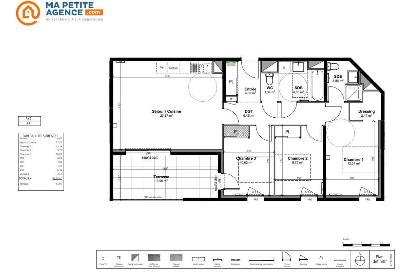 Appartement à vendre à Grabels 82 m² 366 500 € | Ma Petite Agence
