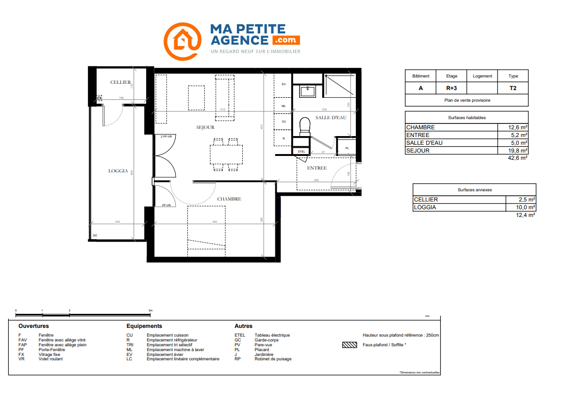 Appartement à vendre à TOULOUSE 42 m² 168 800 € | Ma Petite Agence