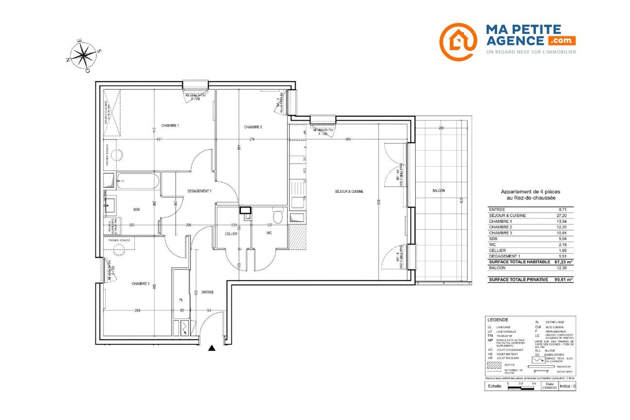 Appartement à vendre à AVIGNON 87 m² 239 000 € | Ma Petite Agence