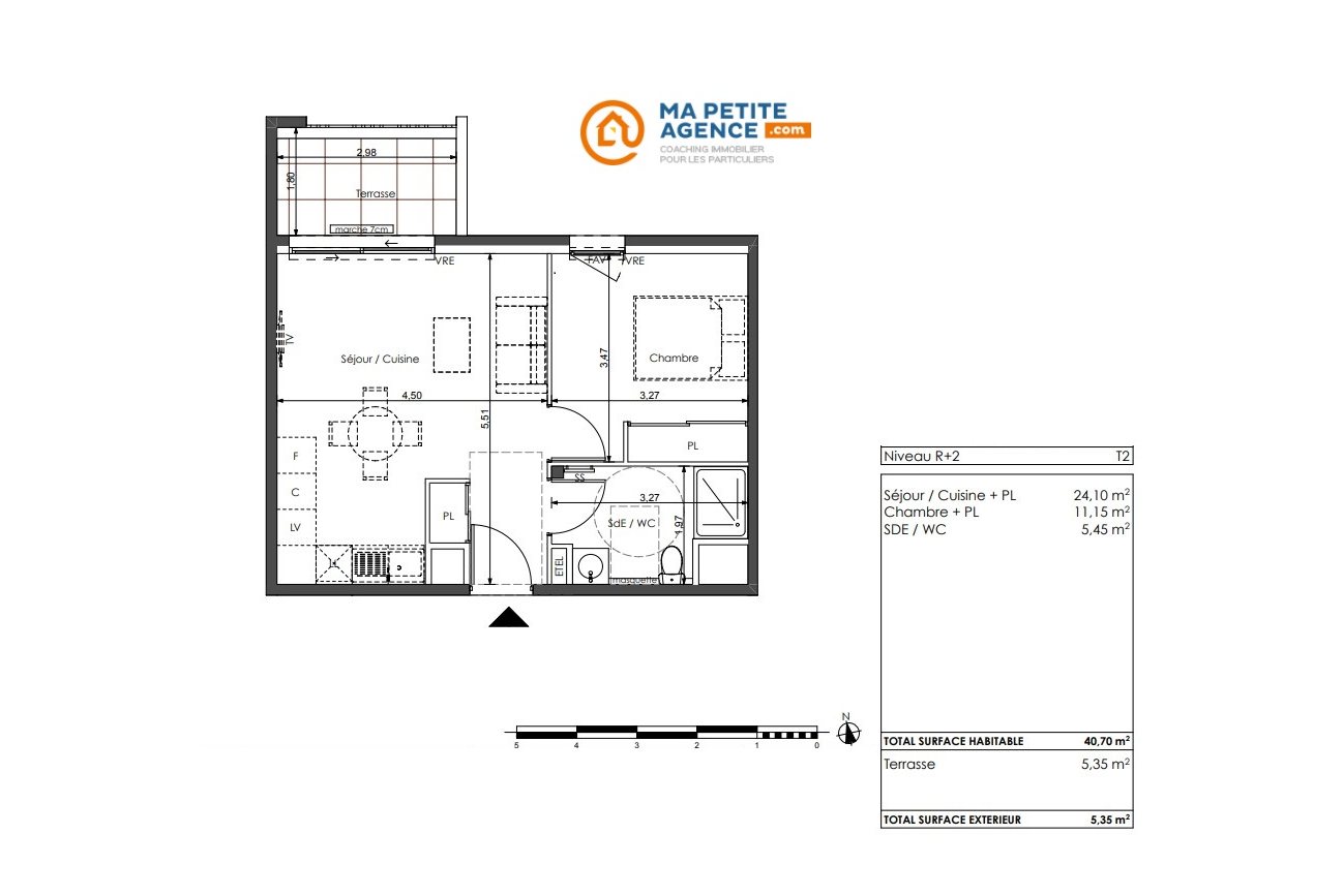 Appartement à vendre à Sète 41 m² 244 900 &euro; | Ma Petite Agence