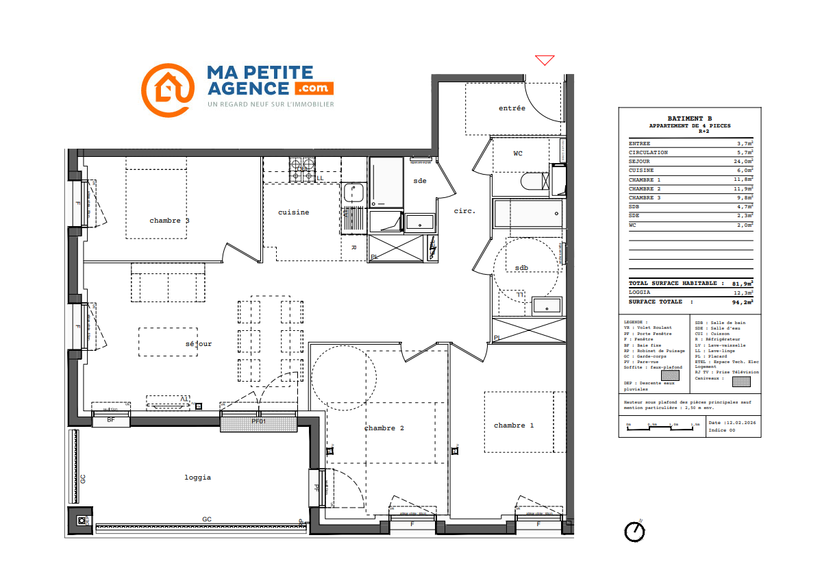 Appartement à vendre à Bruges 82 m² 385 000 &euro; | Ma Petite Agence