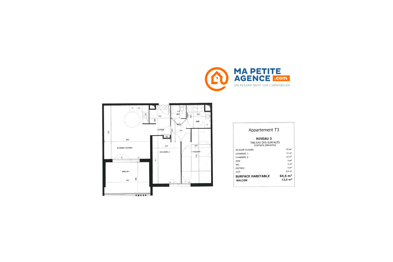 Appartement à vendre à Montpellier 65 m² 306 829 € | Ma Petite Agence