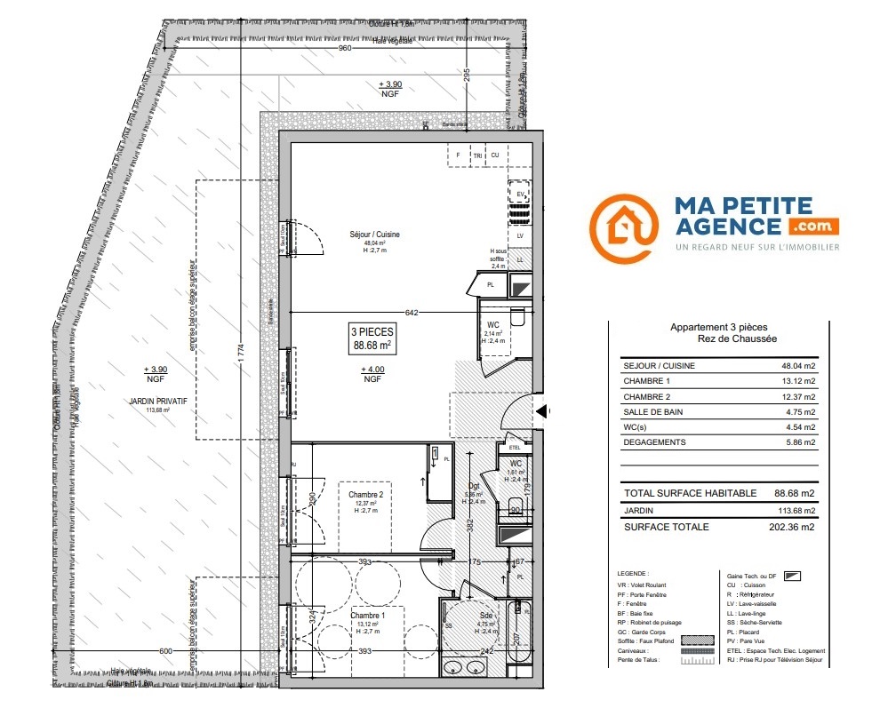 Appartement à vendre à Marseille 08 87 m² 674 000 € | Ma Petite Agence
