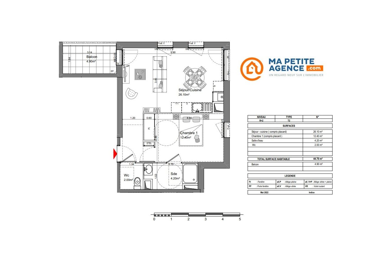 Appartement à vendre à NIEUL SUR MER 44 m² 253 002 € | Ma Petite Agence