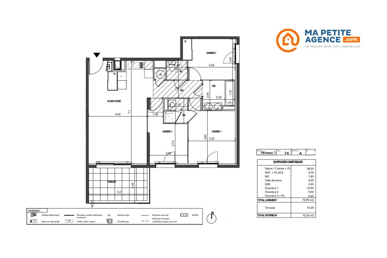 Appartement à vendre à Marseille 12 73 m² 379 500 € | Ma Petite Agence