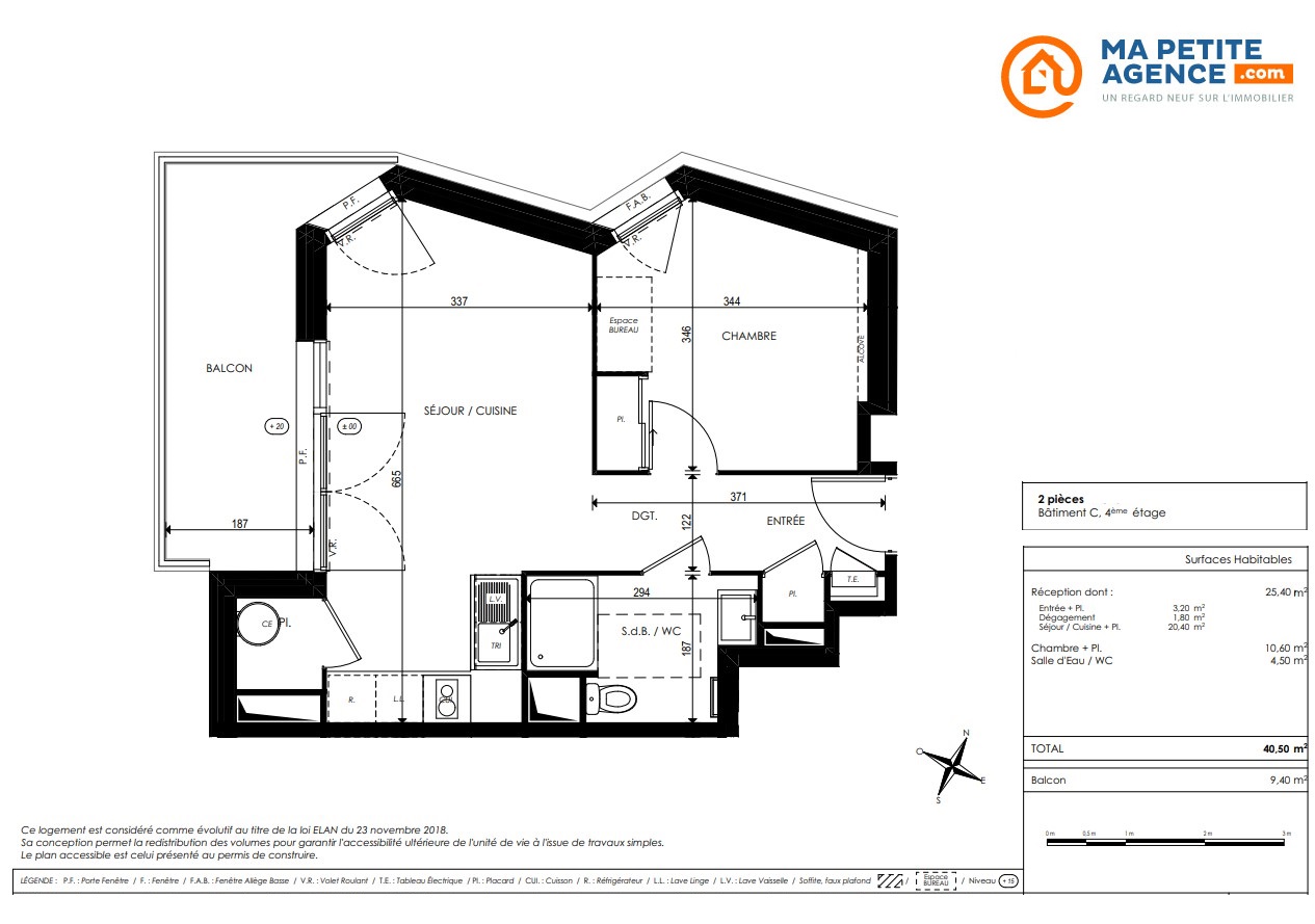Appartement à vendre à TOULOUSE 41 m² 207 000 € | Ma Petite Agence