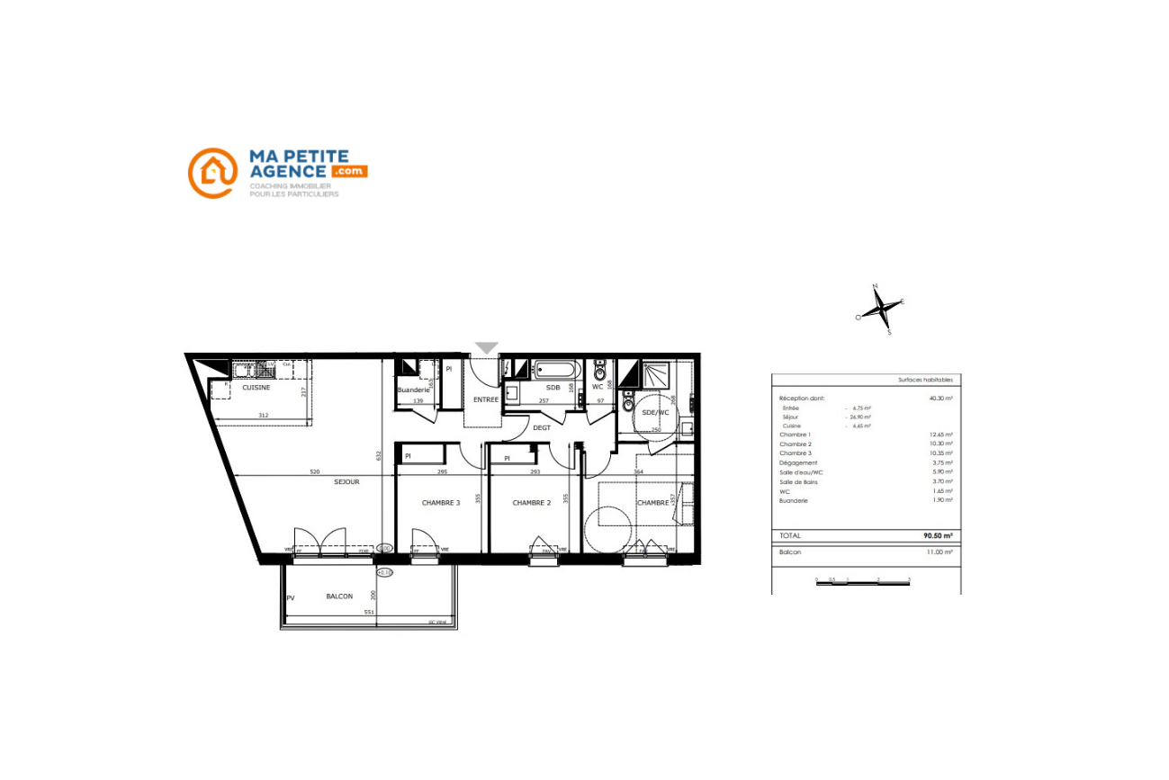 Appartement à vendre à ORLEANS 90 m² 355 000 € | Ma Petite Agence