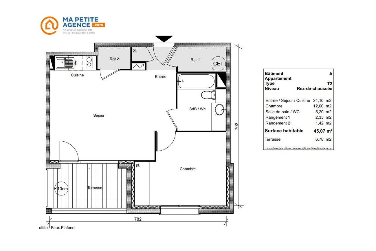 Appartement à vendre à Toulouse 45 m² 232 900 € | Ma Petite Agence
