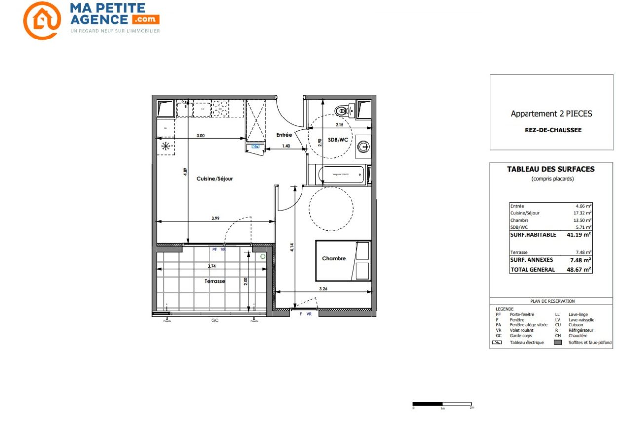 Appartement à vendre à Nîmes 41 m² 162 000 € | Ma Petite Agence