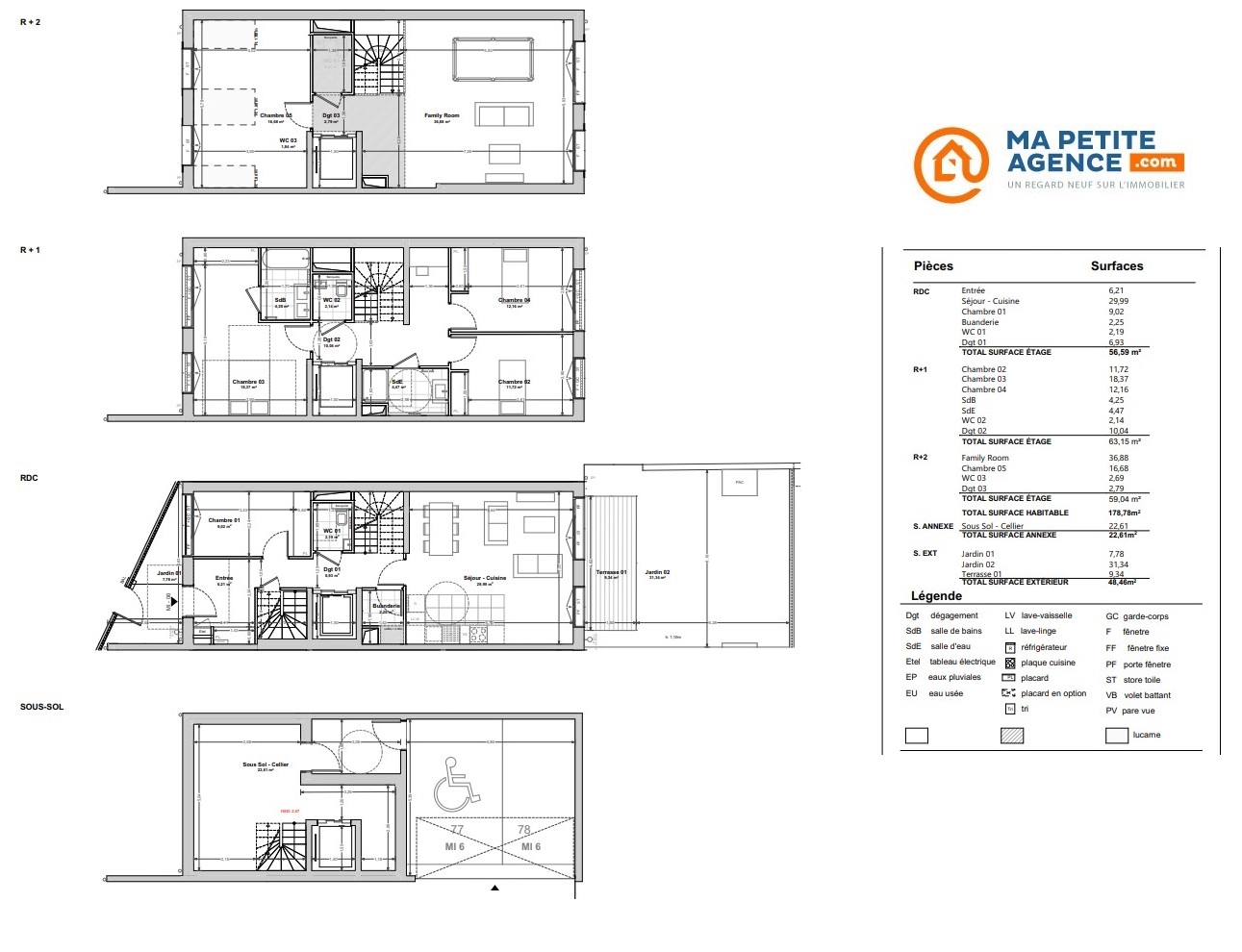 Maison à vendre à Rochelle 180 m² 1 440 000 € | Ma Petite Agence