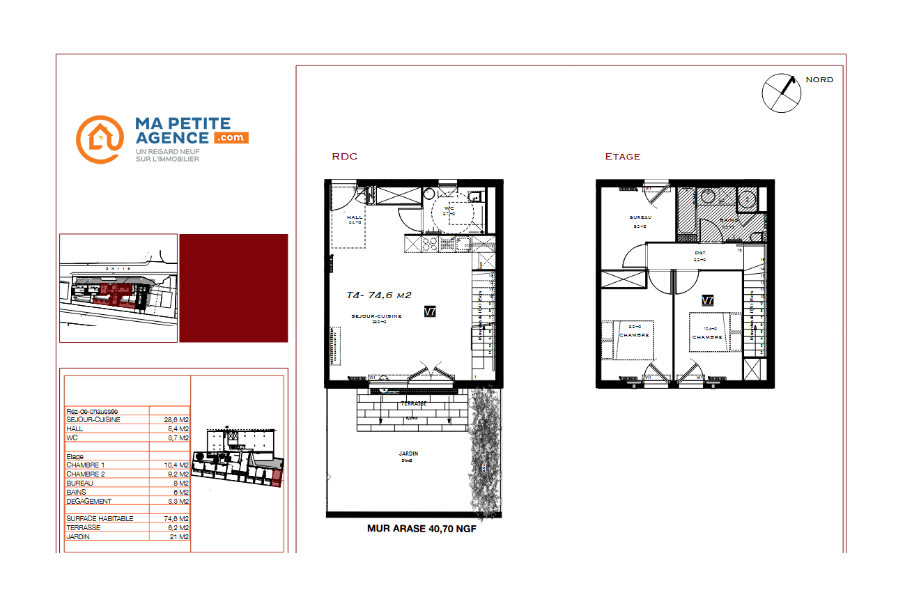 Maison à vendre à Castelnau Le Lez 74 m² 345 000 € | Ma Petite Agence
