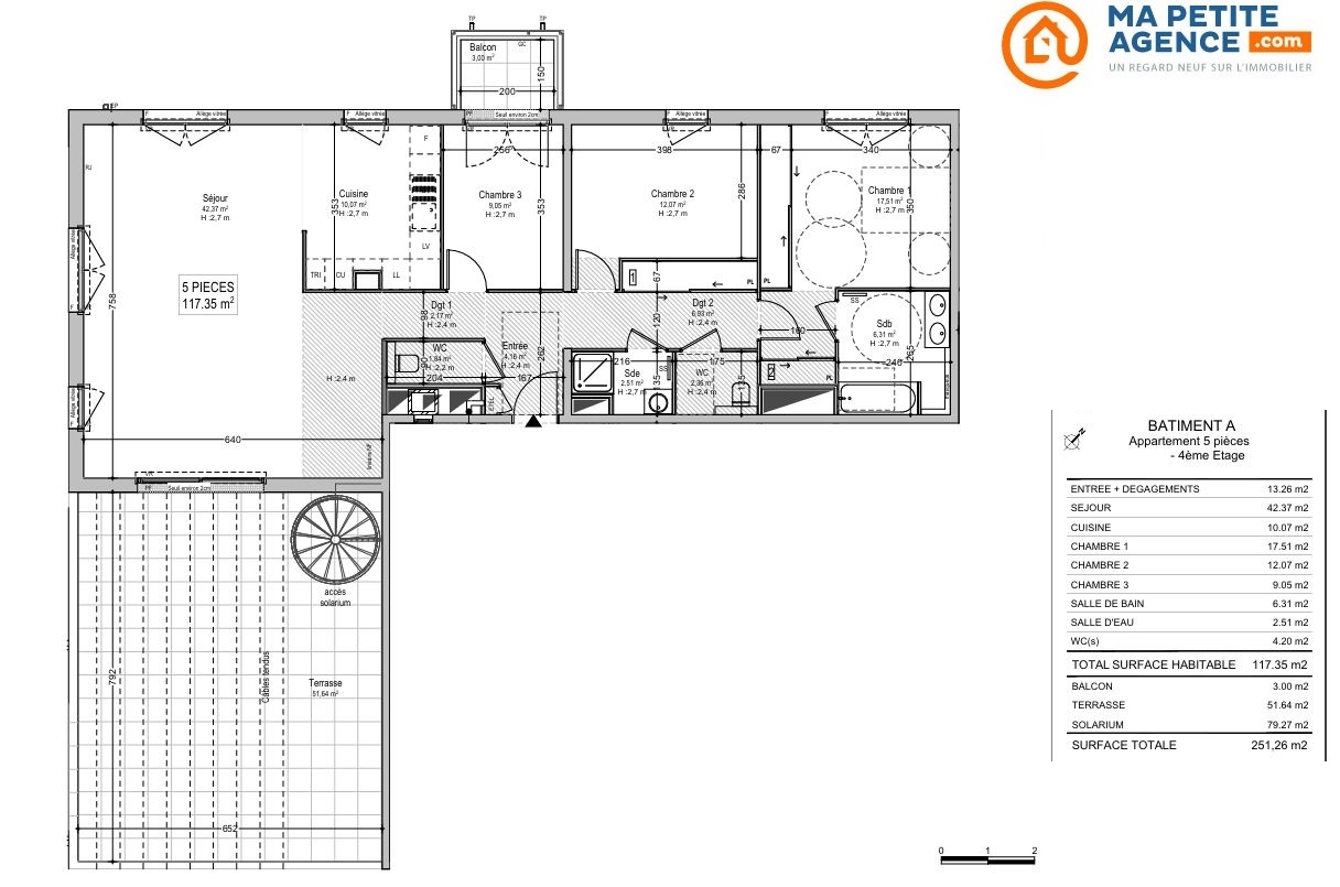 Appartement à vendre à Marseille 08 117 m² 1 463 000 € | Ma Petite Agence