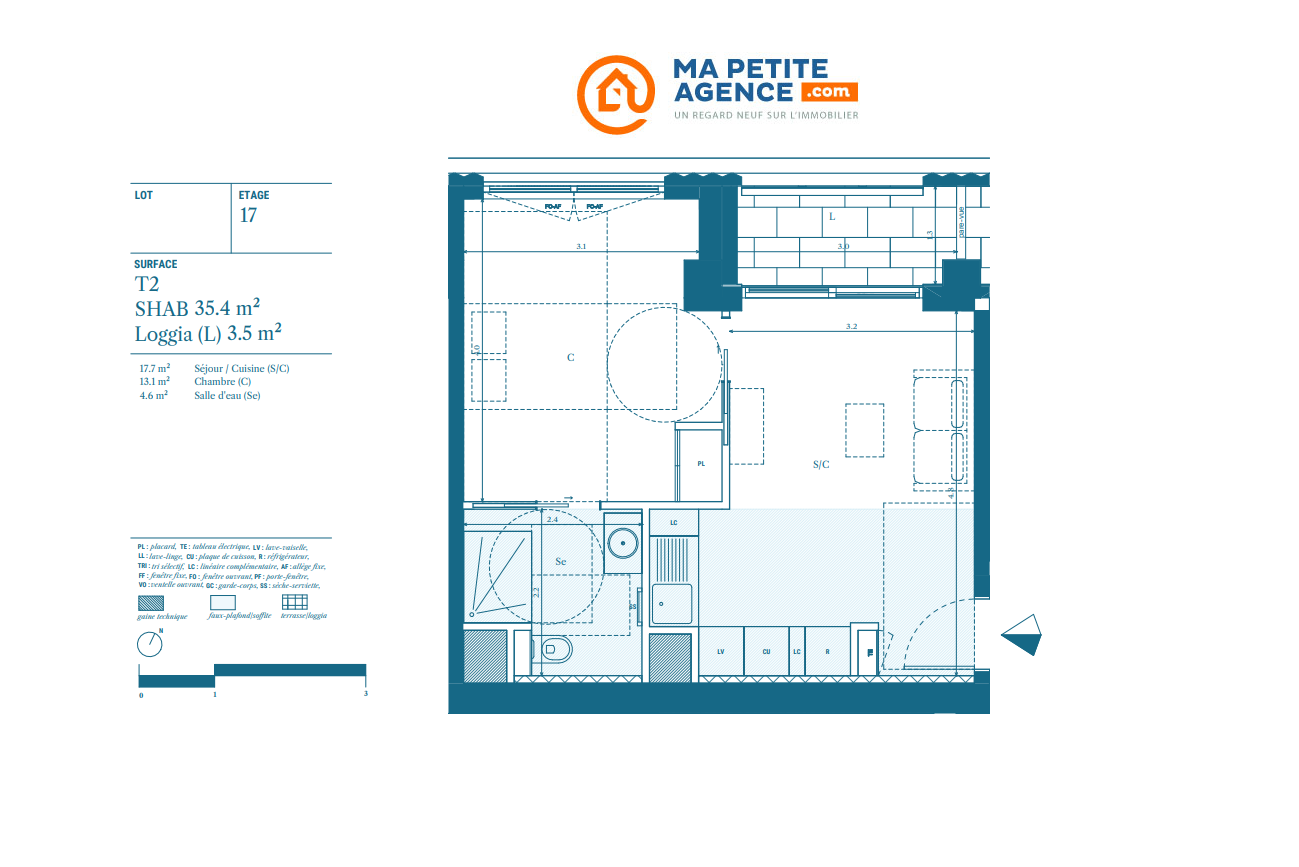 Appartement à vendre à Marseille 02 35 m² 307 000 &euro; | Ma Petite Agence