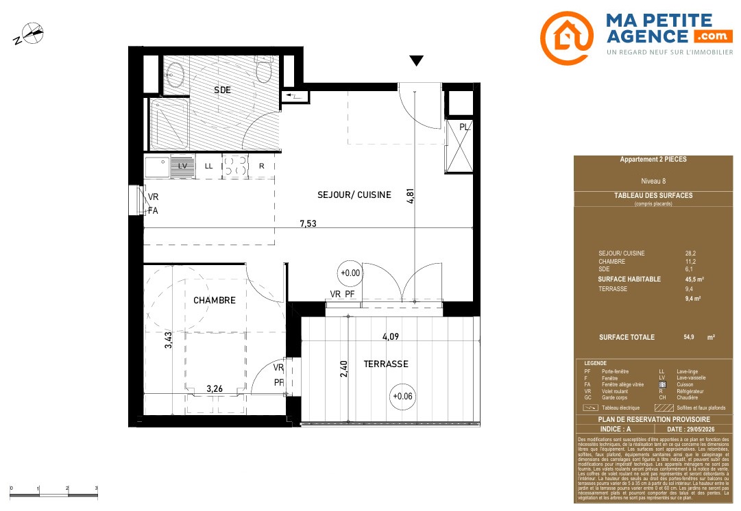 Appartement à vendre à Montpellier 45 m² 219 800 € | Ma Petite Agence