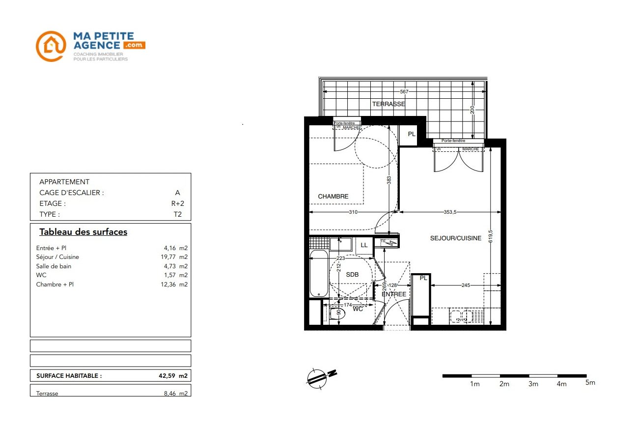 Appartement à vendre à Montpellier 42 m² 264 000 € | Ma Petite Agence