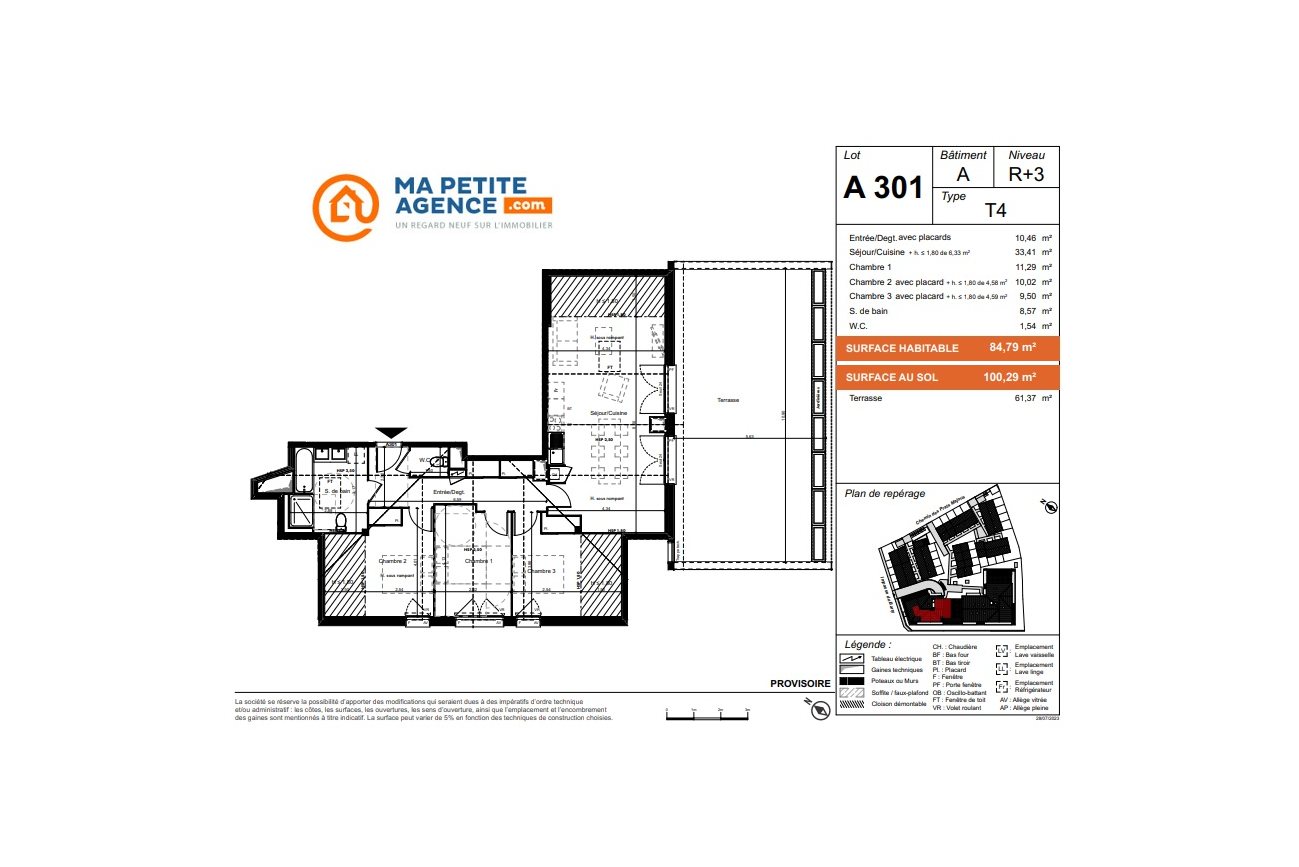 Appartement à vendre à Castanet-Tolosan 84 m² 420 000 € | Ma Petite Agence