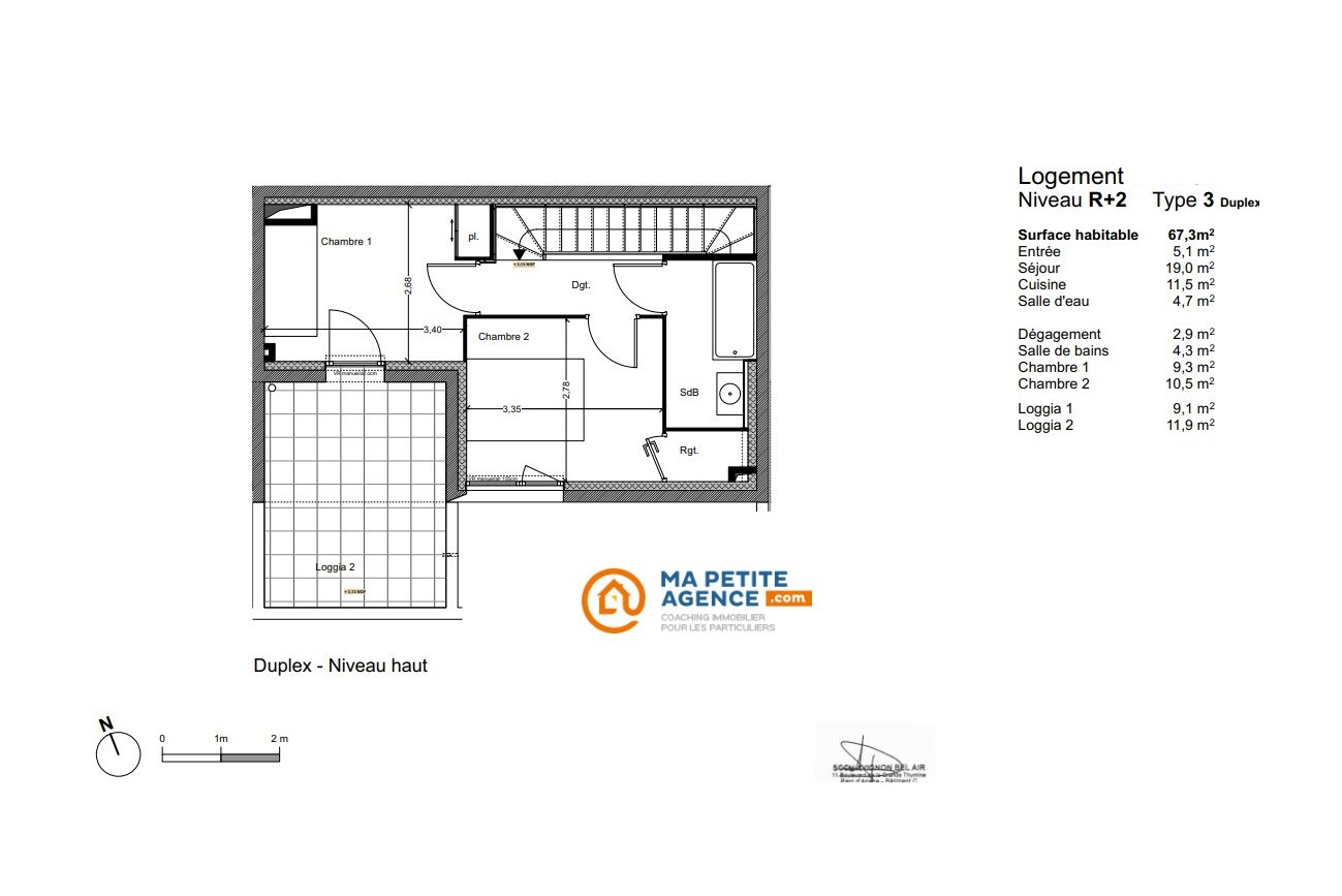 Appartement à vendre à Avignon 67 m² 252 500 € | Ma Petite Agence