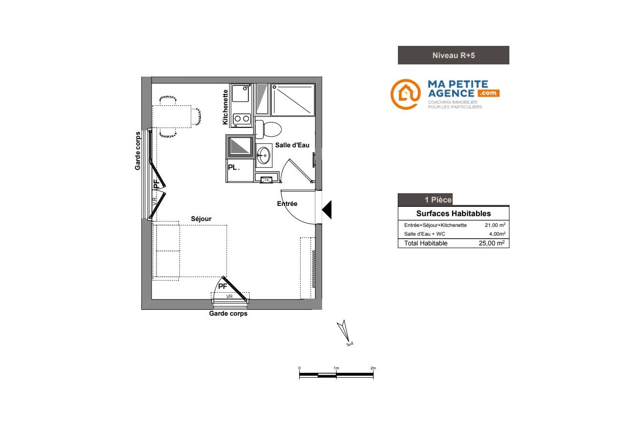 Appartement à vendre à Marseille 10 25 m² 173 500 € | Ma Petite Agence