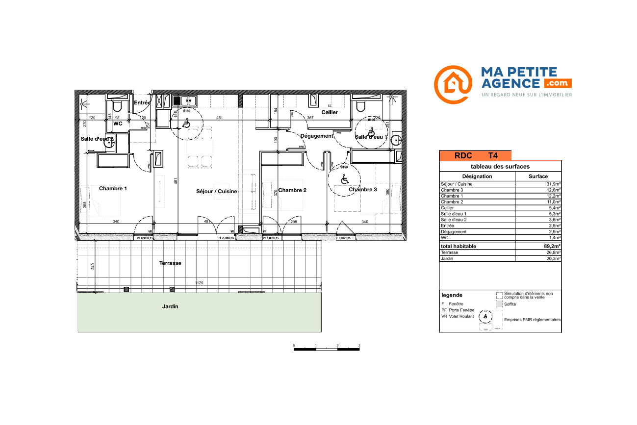 Appartement à vendre à Ascain 90 m² 482 000 &euro; | Ma Petite Agence
