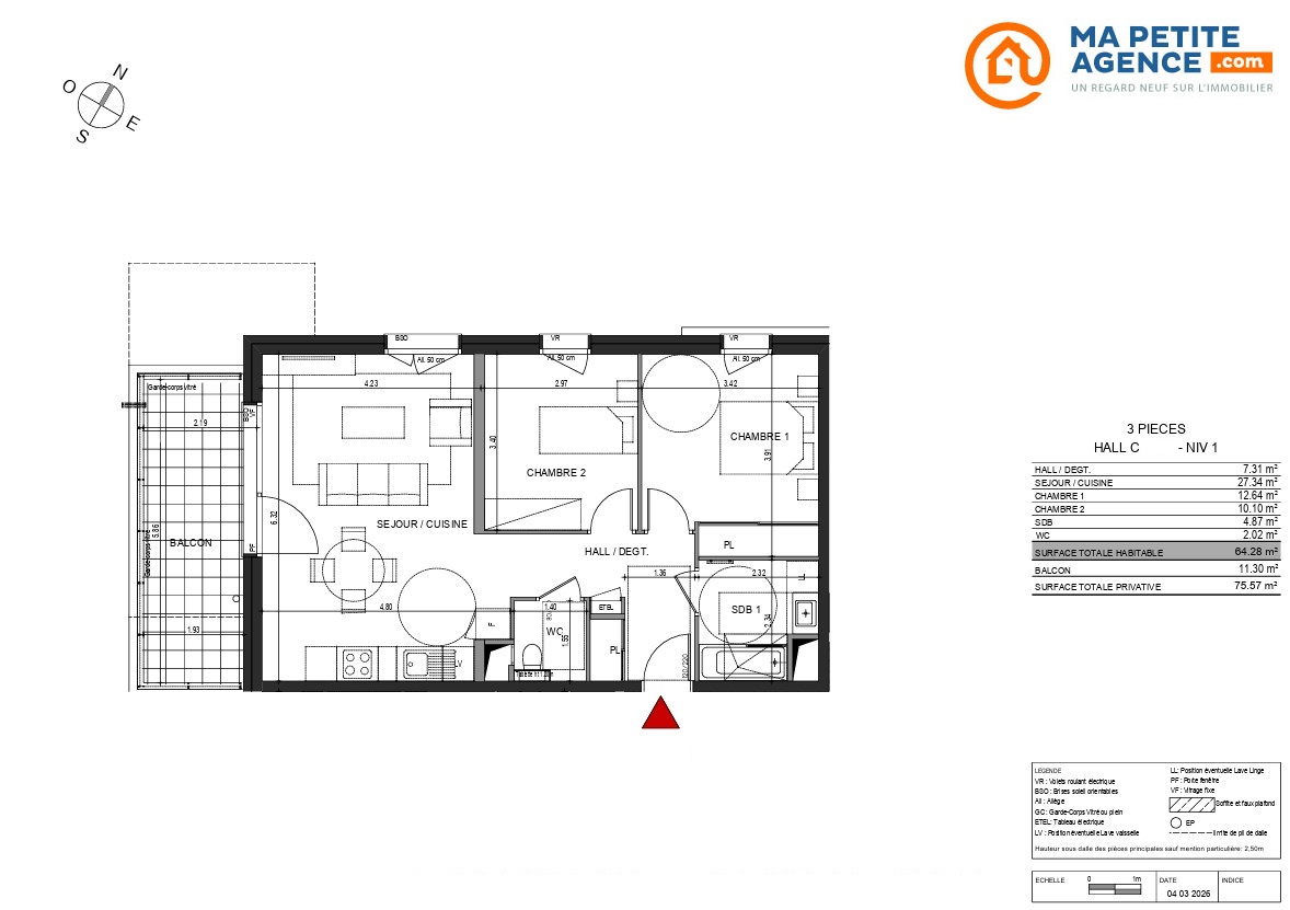 Appartement à vendre à Annecy 64 m² 425 000 &euro; | Ma Petite Agence