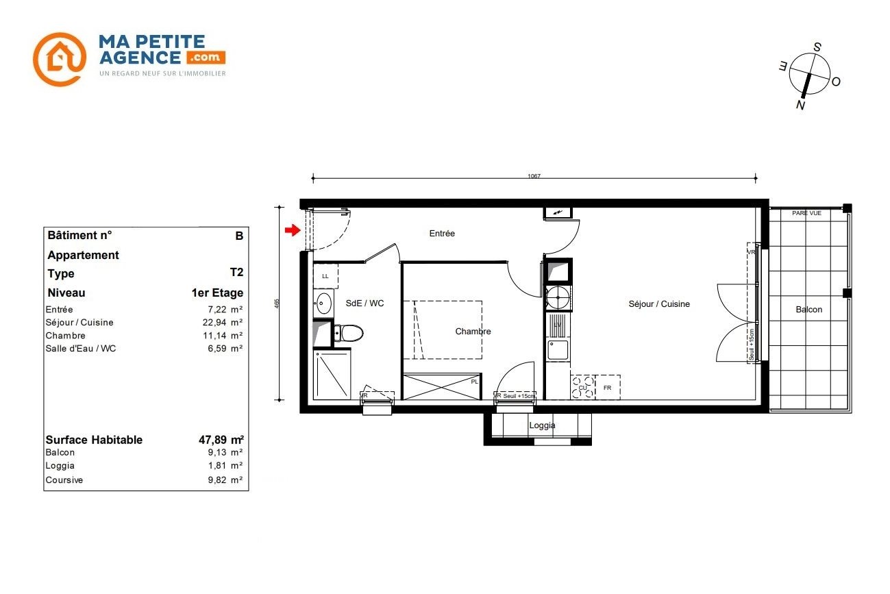 Appartement à vendre à Bayonne 48 m² 255 000 &euro; | Ma Petite Agence