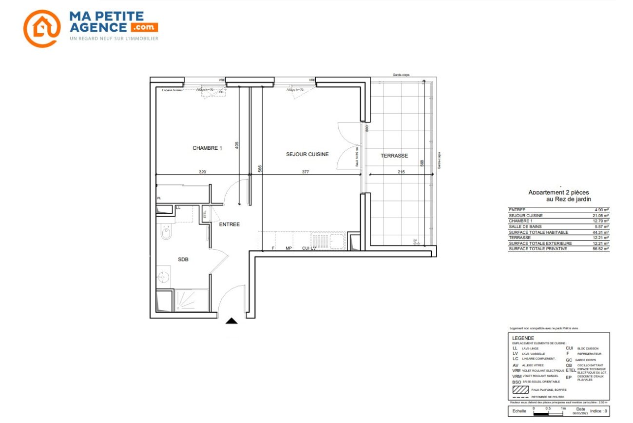 Appartement à vendre à ANNECY 44 m² 317 000 € | Ma Petite Agence