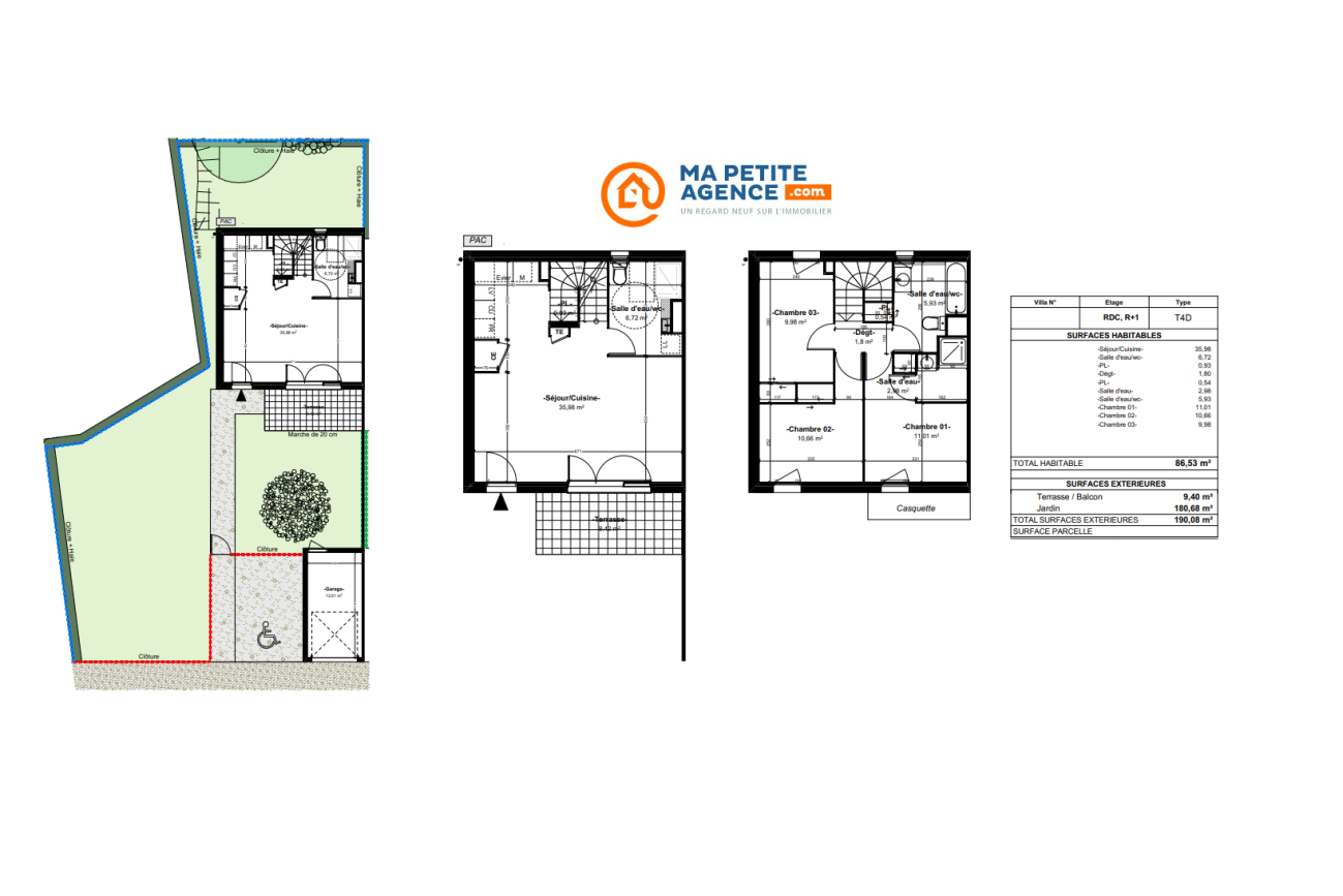 Maison à vendre à MARIGNANE 86 m² 453 000 &euro; | Ma Petite Agence