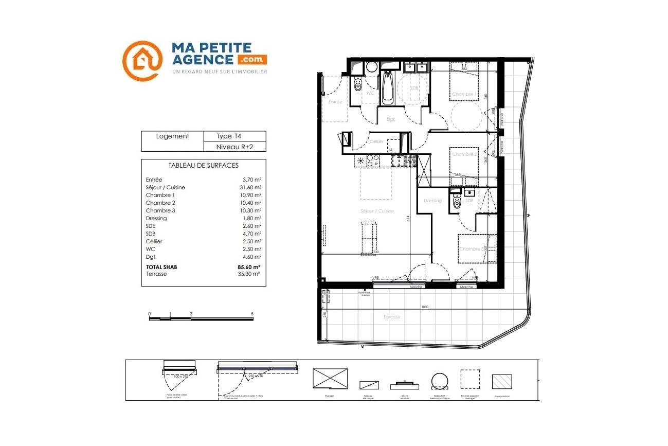 Appartement à vendre à Béziers 86 m² 263 310 € | Ma Petite Agence